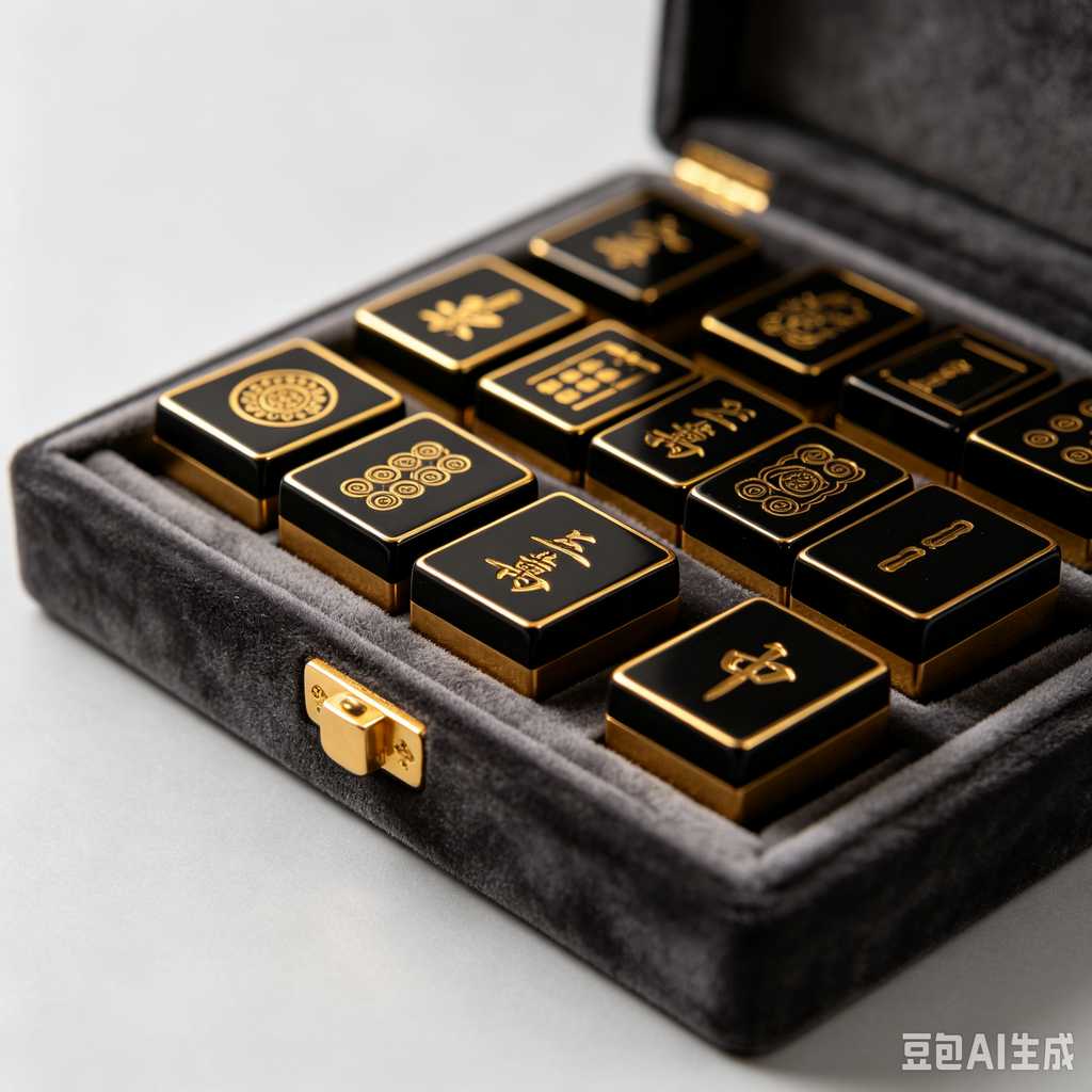 wear resistant print mahjong set