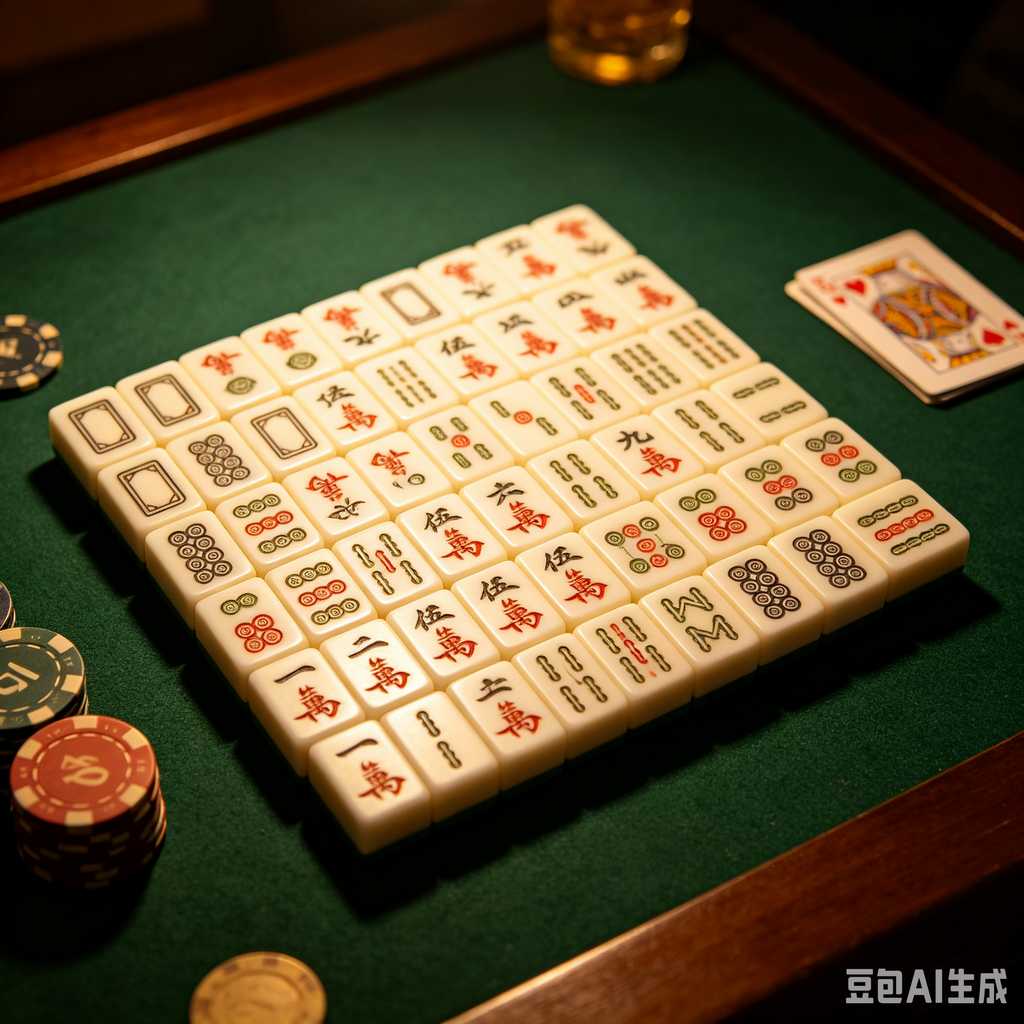 premium resin mahjong game set